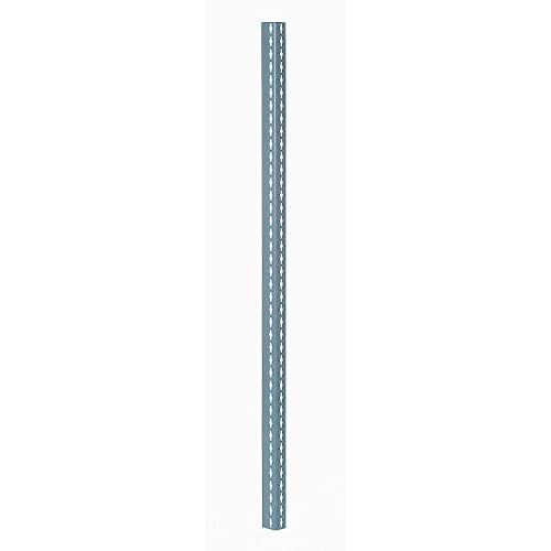 3' High Angle Shelving Post, Gray, 4/Pk