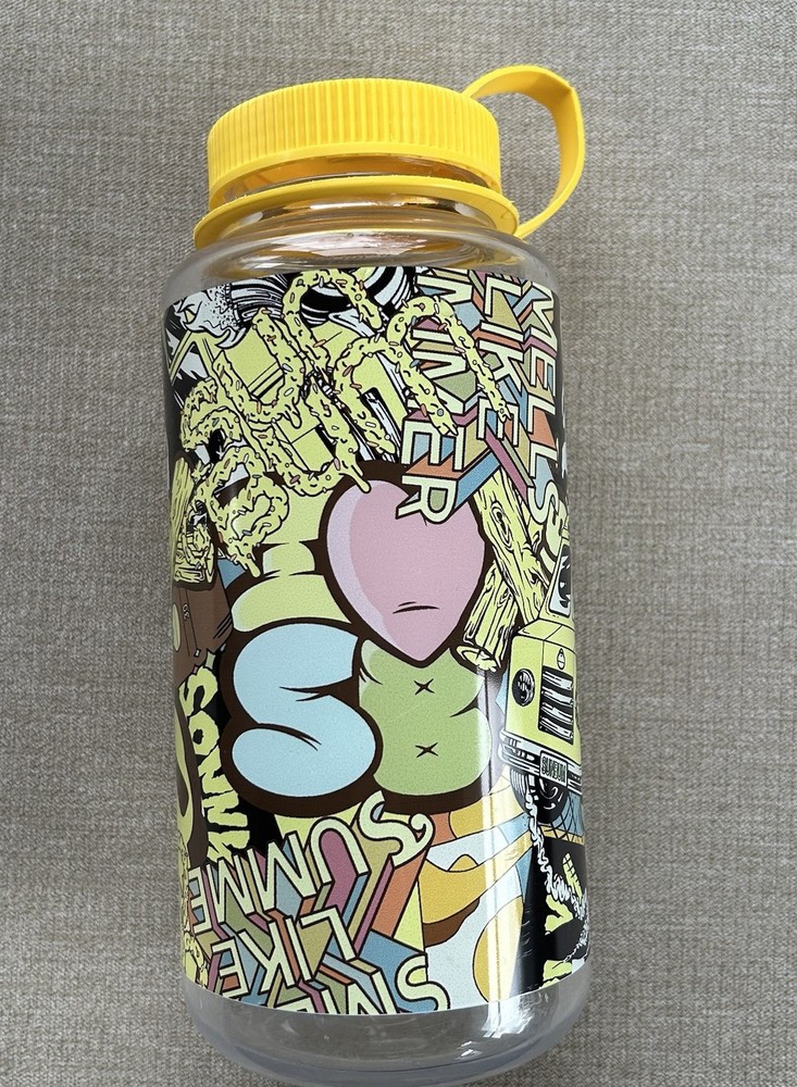 Sun Bum Branded Nalgene 32oz Water Bottle With Yellow Lid