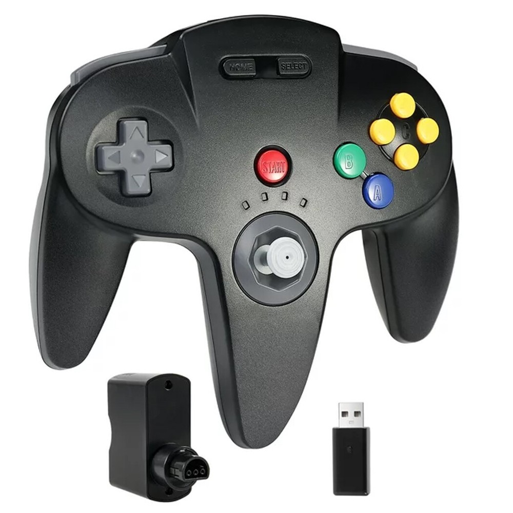 Wireless For N64 Game System/Switch PC Windows Mac Remote Game Pad Joystick