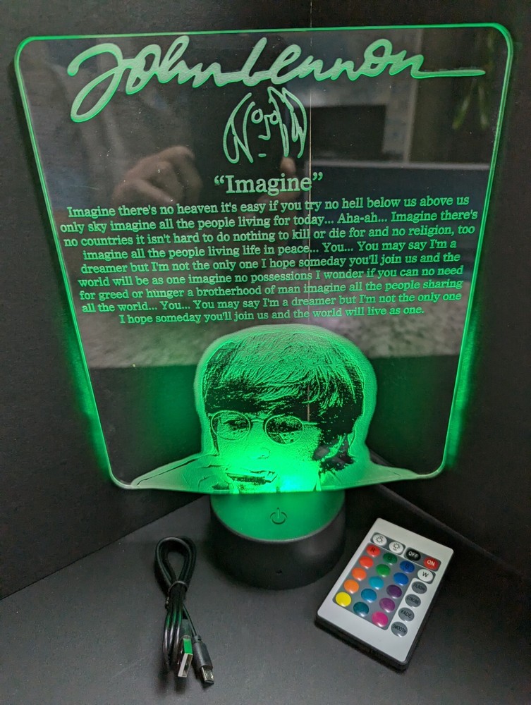 John Lennon Imagine Large L.E.D. Sign Display