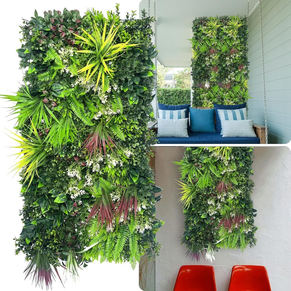 Panel Seto Artificial 40x20in UV Verde