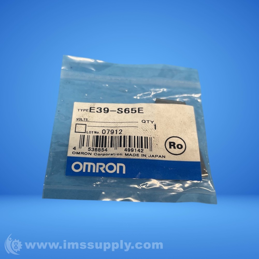 Omron E39-S65E Photoelectric Sensor Slit FNFP