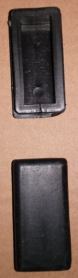 TWO USED BOWFLEX HVT Endcaps for Frame Feet