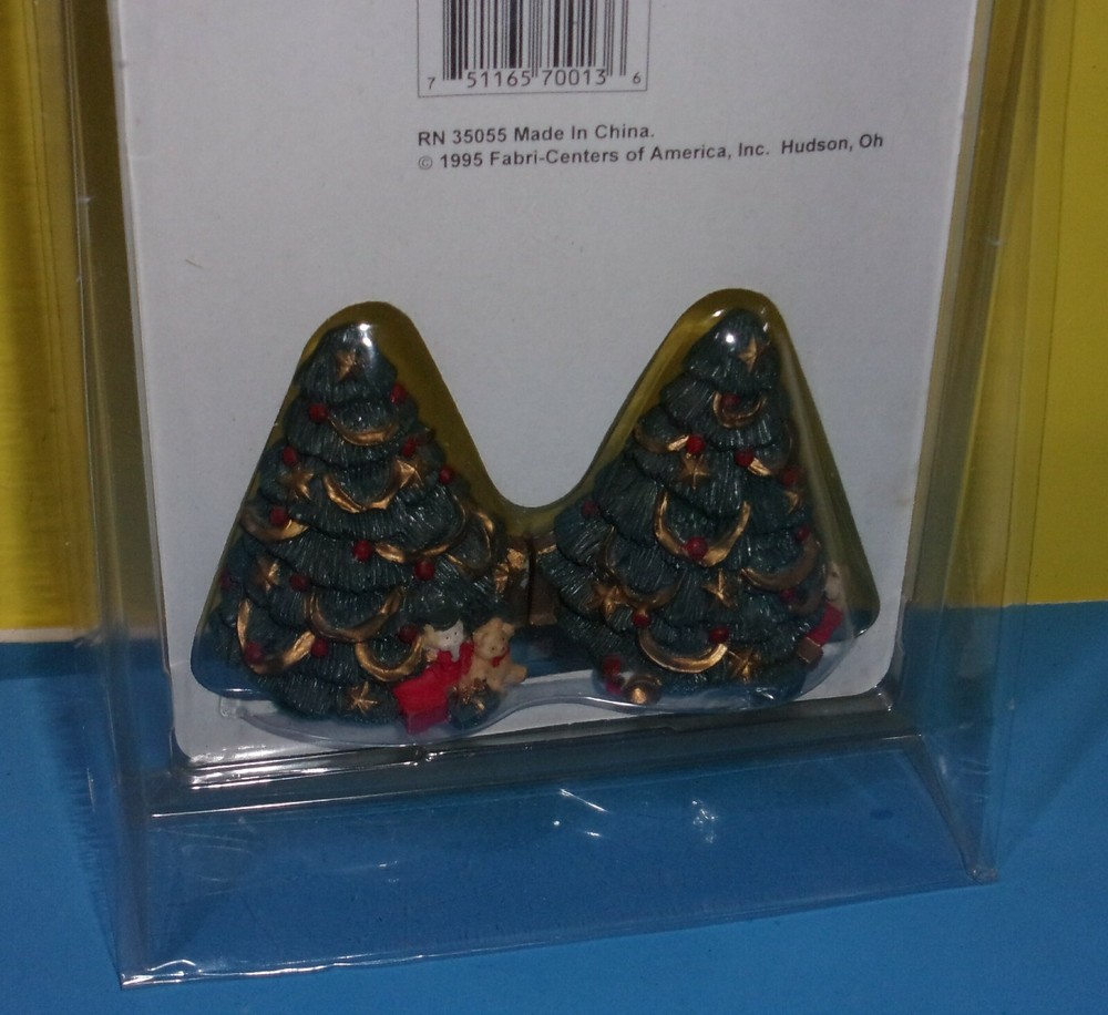 Santa's Workbench Opening Hinged Mini Santa in Tree Figurine - Christmas Display