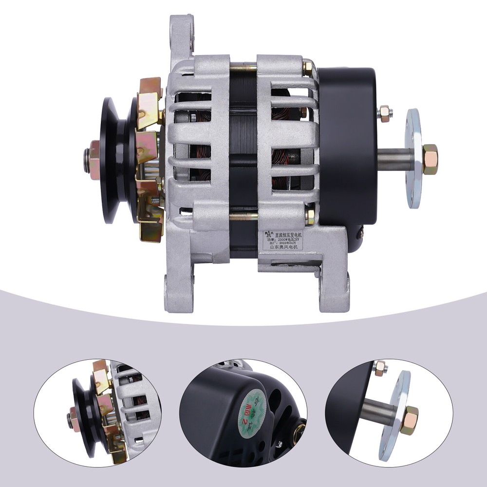 2000W DC Low Rpm Alternator Charging Permanent Magnet Synchronous Generator