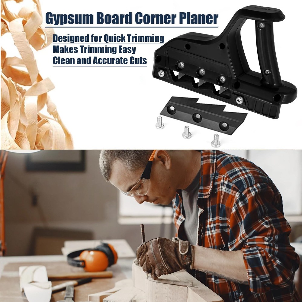 Drywall Cutting Tool, Plasterboard Angle Fast Cutter, Precise 45 60 Gypsum Bo...