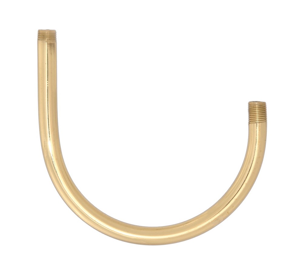 B&P Lamp® 4 1/2" Brass Bent Arm