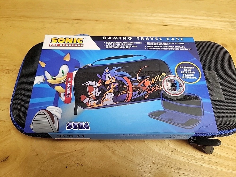 Nintendo Switch 2 Case Sonic the Hedgehog Protective Carrying Case