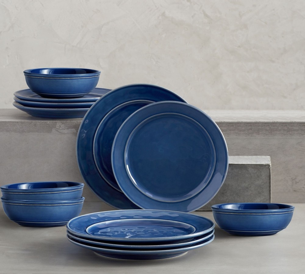 Pottery Barn Cambria Handcrafted Stoneware Dinnerware Sets with Soup Bowl