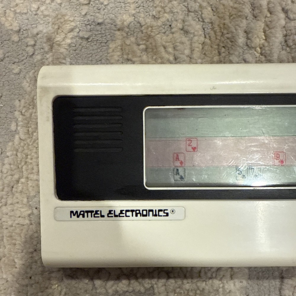 Vtg 1979 Mattel Electronics Computer Gin Handheld Game Console WORKS