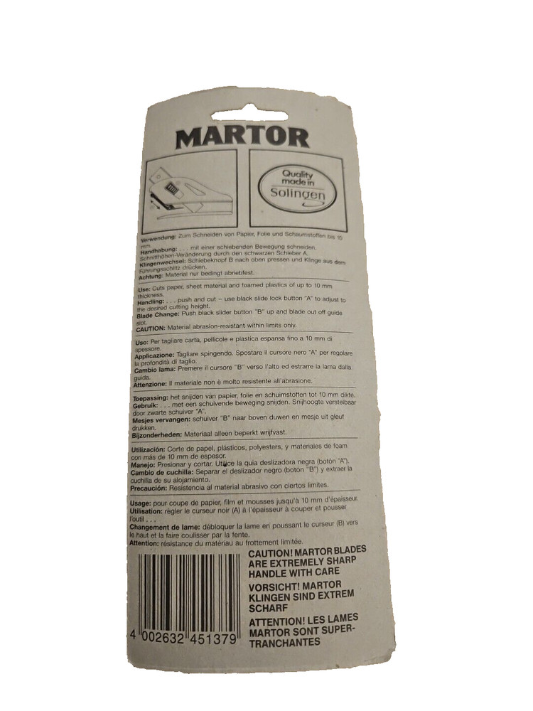 Martor- Mobilex, No. 45137, Sheet Cutter