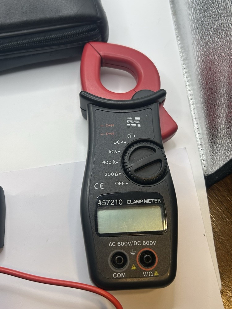 Morris AC Clamp MultiMeter # 57210 With Leads
