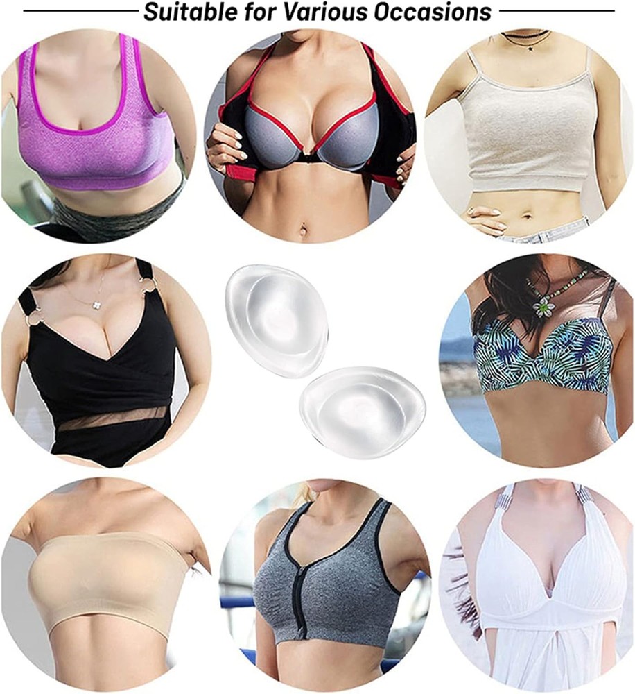 Silicone Bra Inserts Large Bra Inserts Silicone Add 2 Cup Size Bra Padding Bust