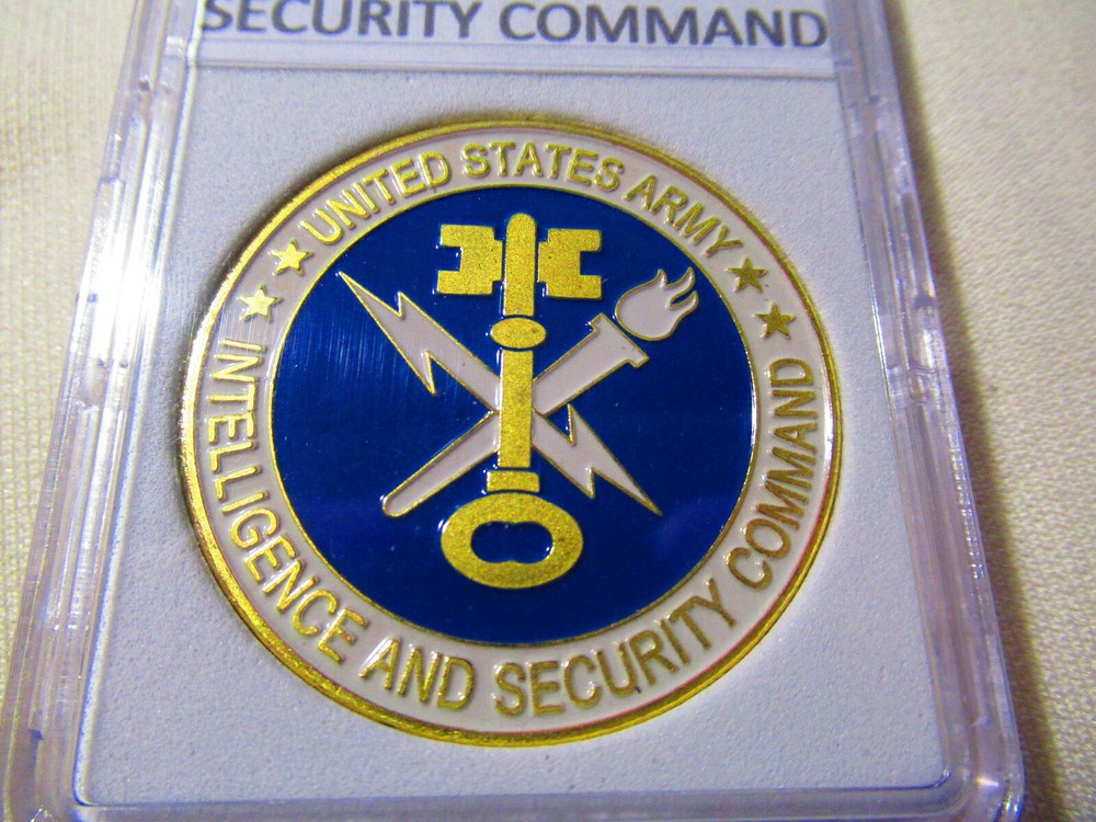 U S ARMY INTELLIGENCE & SECURITY COMMAND (INSCOM) Challenge Coin