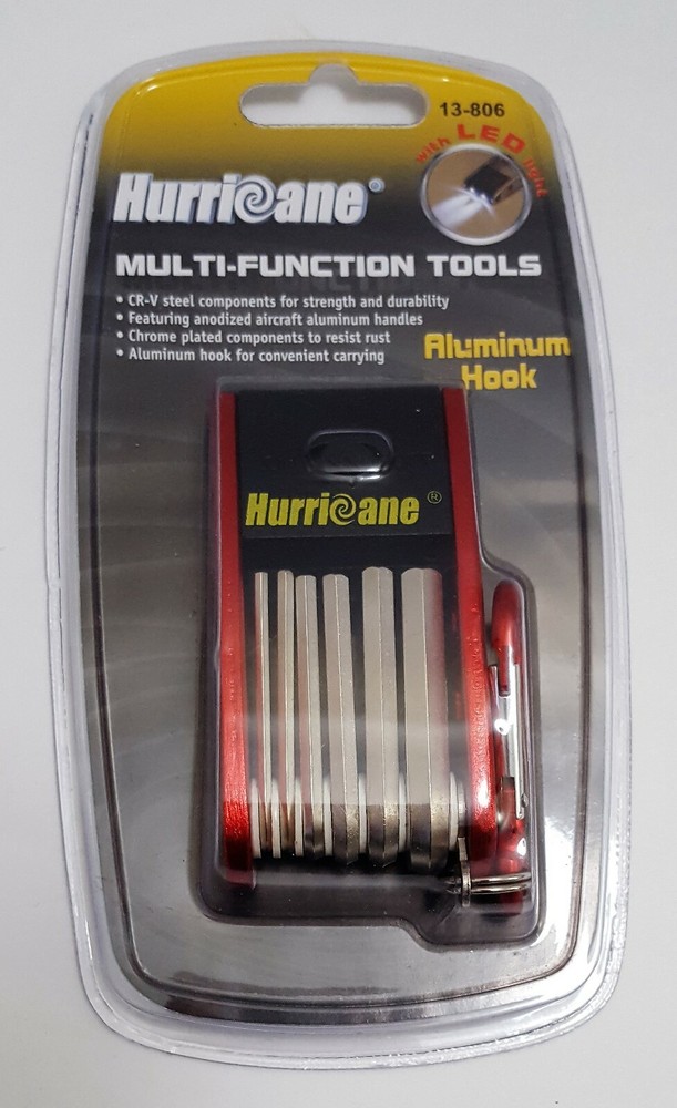 Hurricane 10-in-1 Multi-Function Tools w/ Aluminum Hook