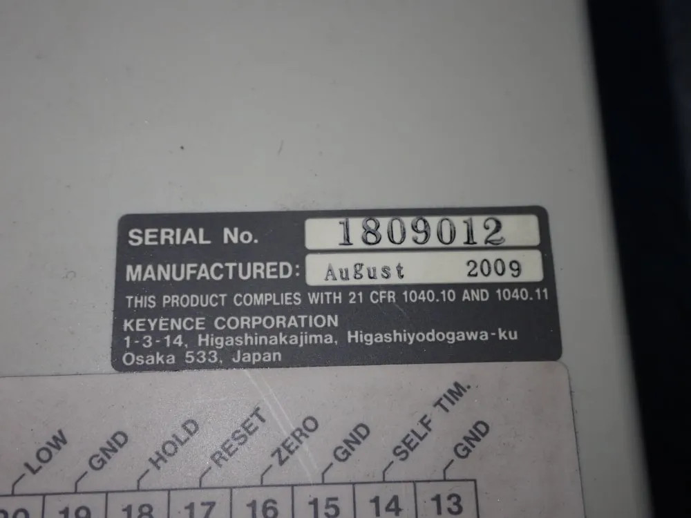 KEYENCE SENSOR AMPLIFIER VG-301