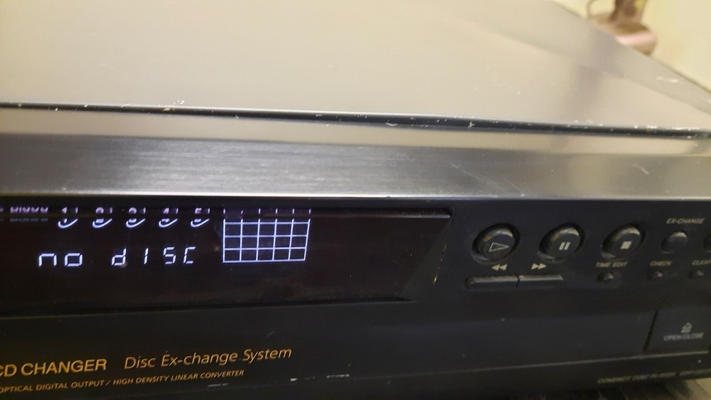 Sony Compact Disc Player 5 Disc Cdp-ce275 Tested Works