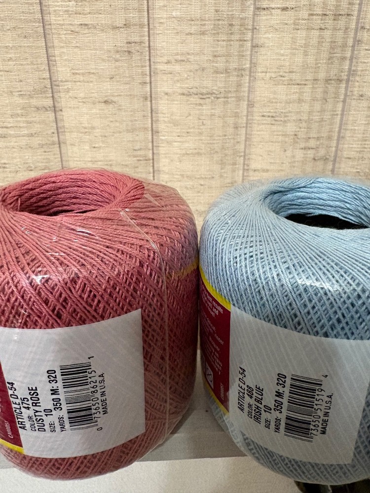 16 Spools of Variety Crochet Thread