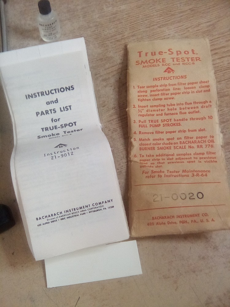 Bacharach 21-7006 True Smoke Test Kit