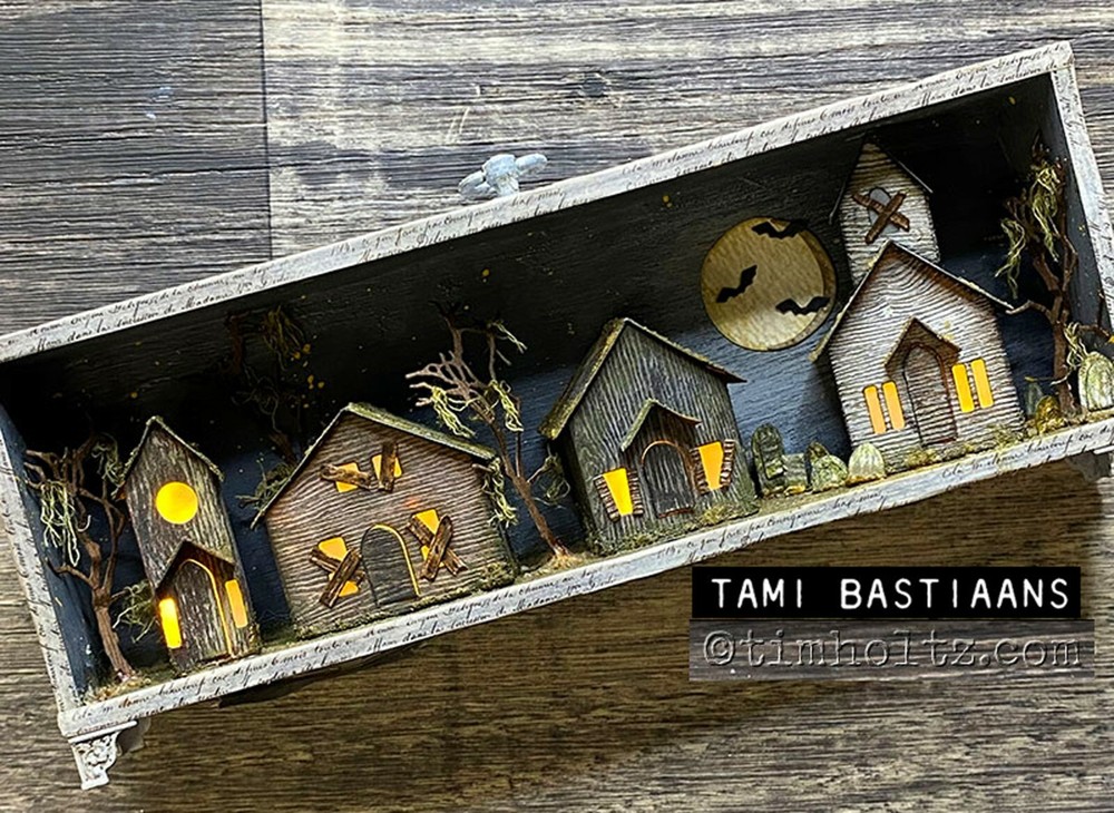 Sizzix Thinlits Paper Village 16PC set #664741 Retail $22.99 by Tim Holtz