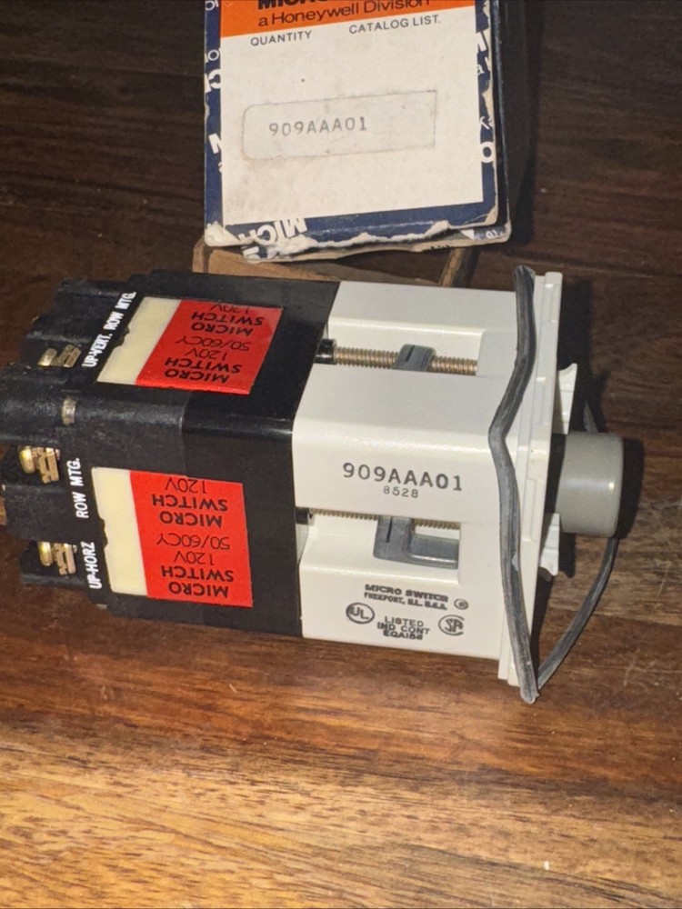 Honeywell Micro Switch 909AAA01 Operator Indicator Switch 120V, LO1
