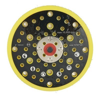 6 Inch/52 Holes Sander Backing Pad Hook&Loop Dust Sanding Disc For-MIRKA