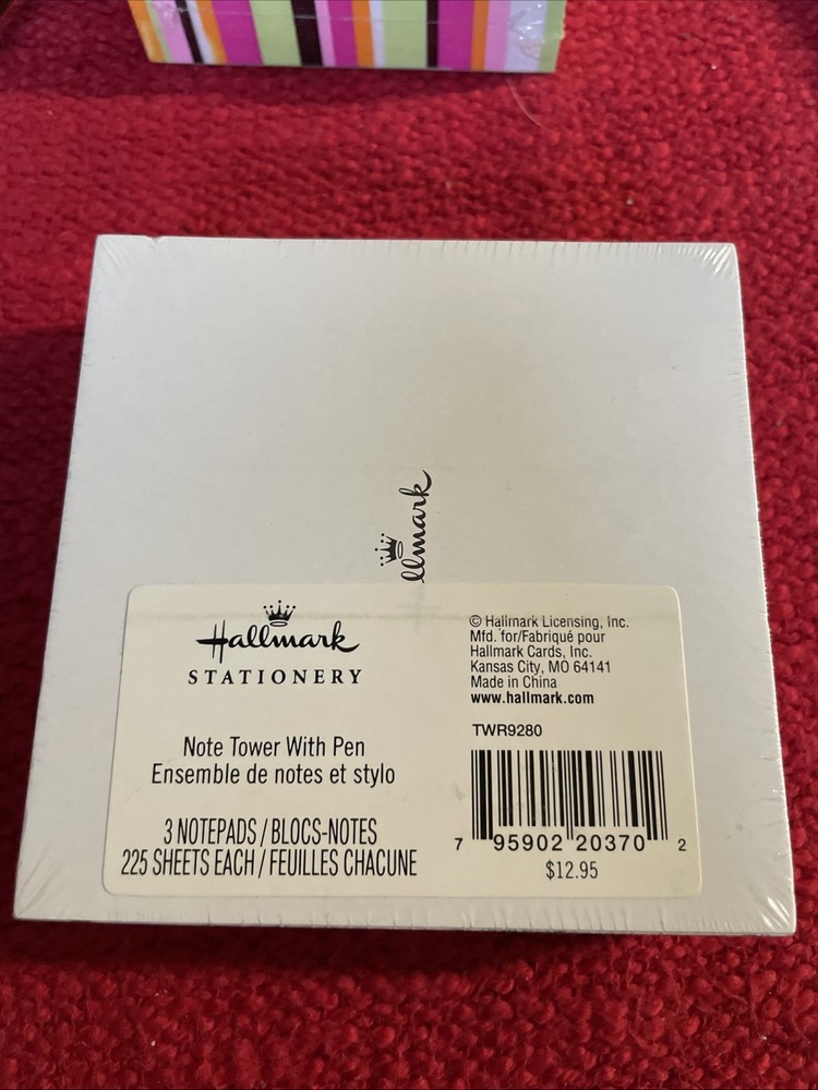 Hallmark Stationary Note Tower (No Pen)