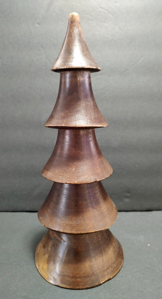 Christmas Tree 12" Solid Wood Tabletop or Mantel Rustic Charm