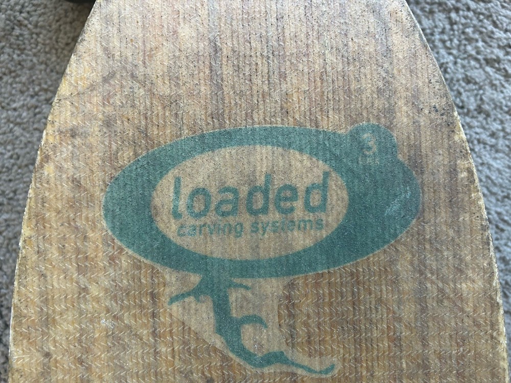 Loaded Flex 2 Carving Systems Bamboo Longboard Skateboard 34.5”