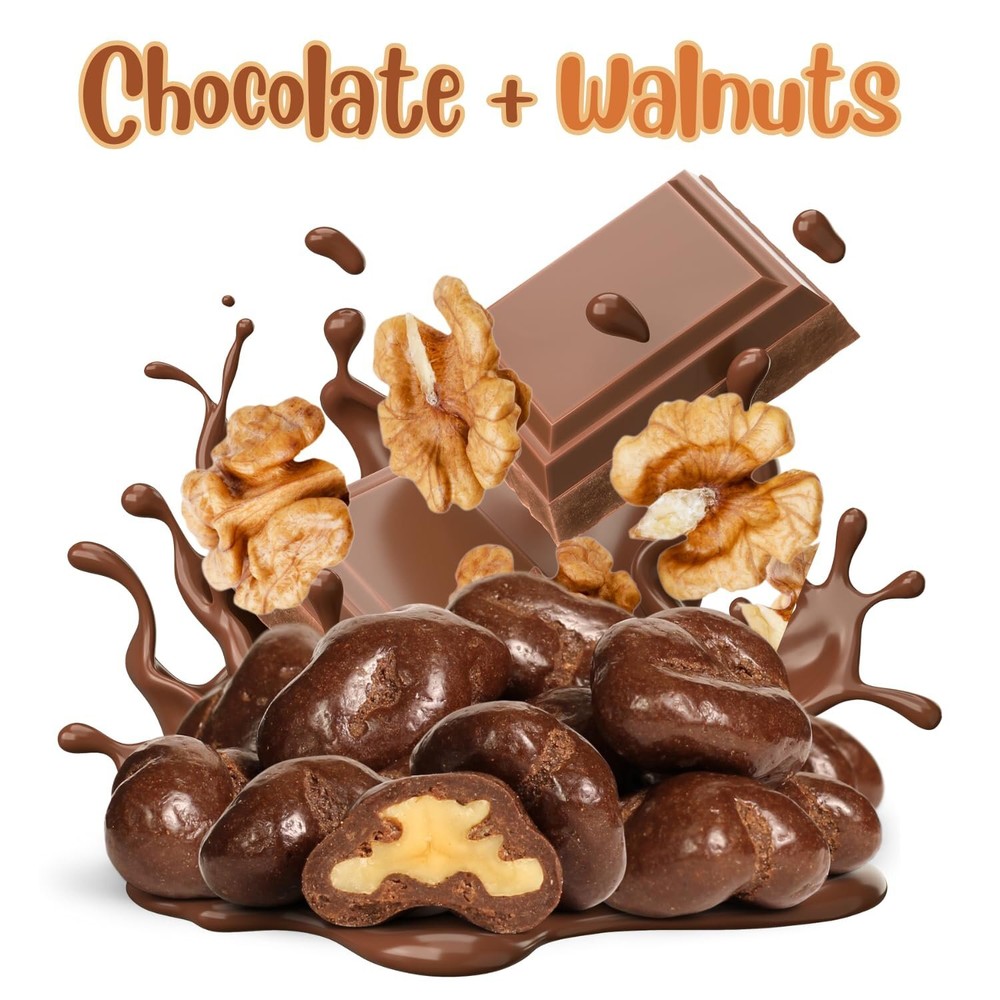 Milk Chocolate Covered Walnuts by It's Delish, 2 Lbs