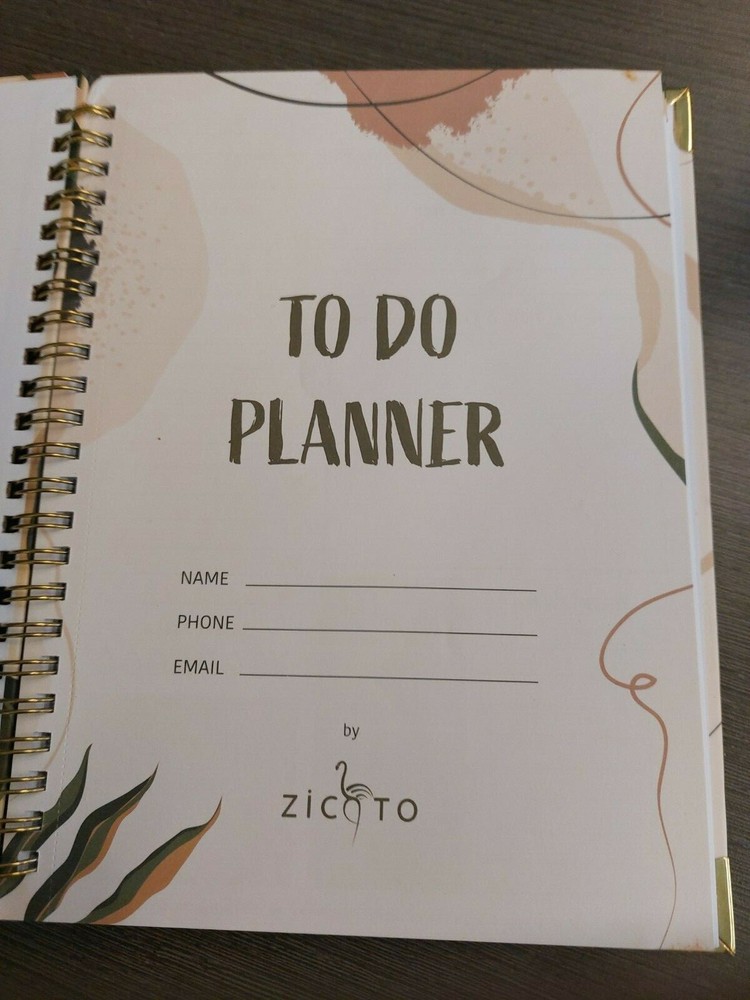 Simplified Greenery To Do Planner For any year