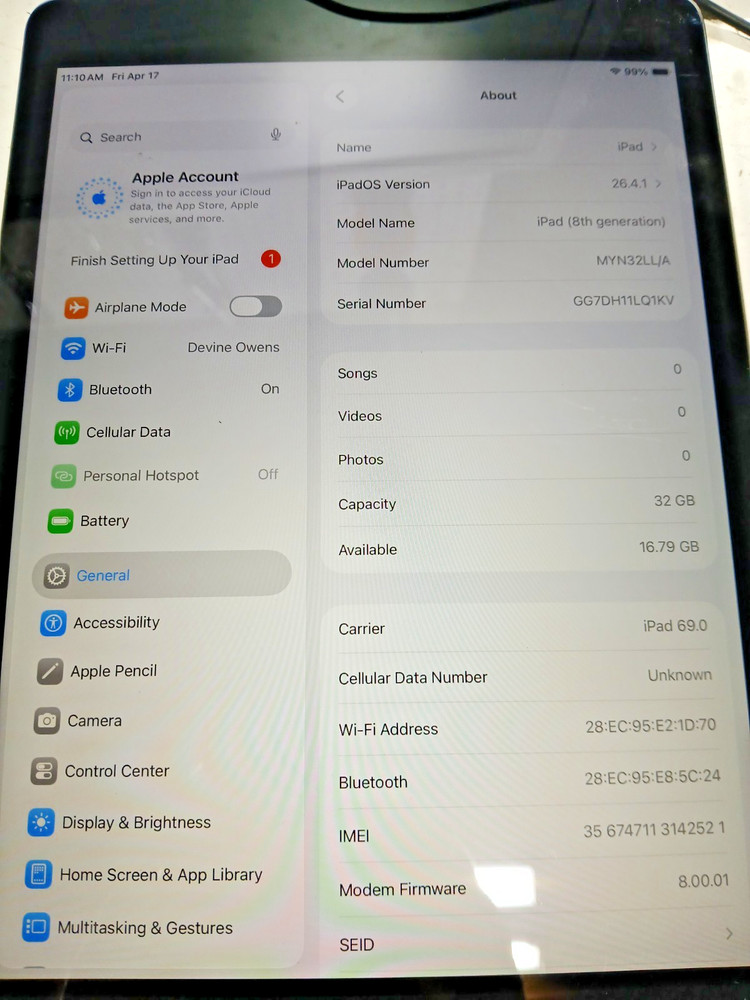 apple ipad 8th generation 32gb cellular