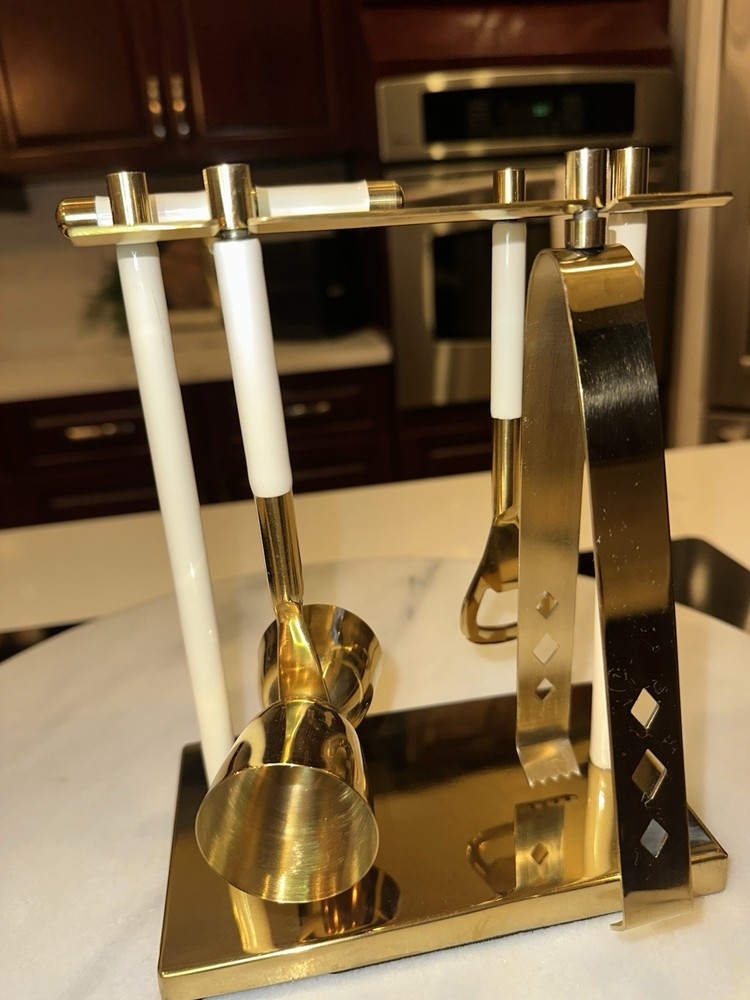 Vintage Brass Barware Tools Accessories