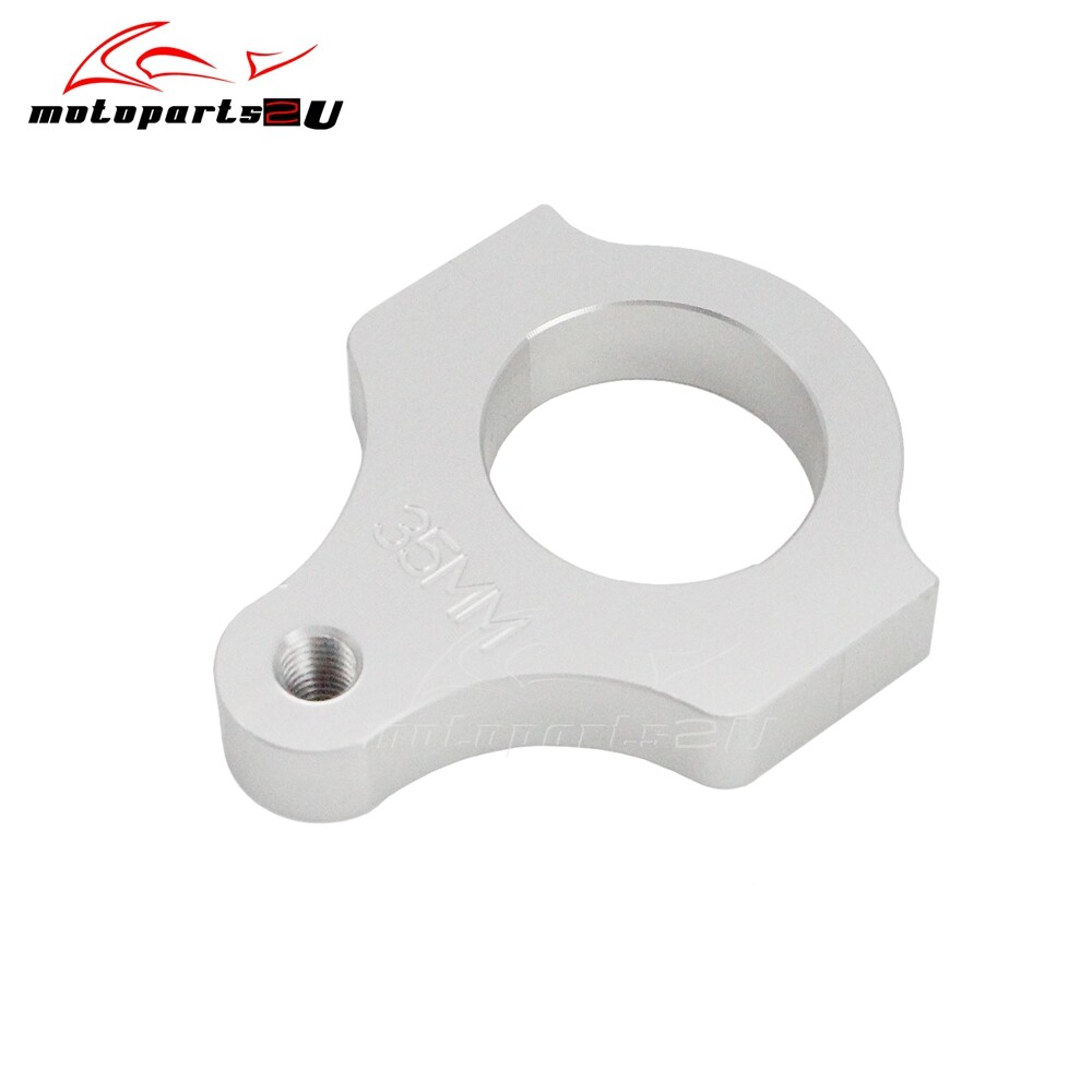 CNC Aluminum Motorcycle Steering Damper Fork Shock Frame Mounting Clamp Bracket