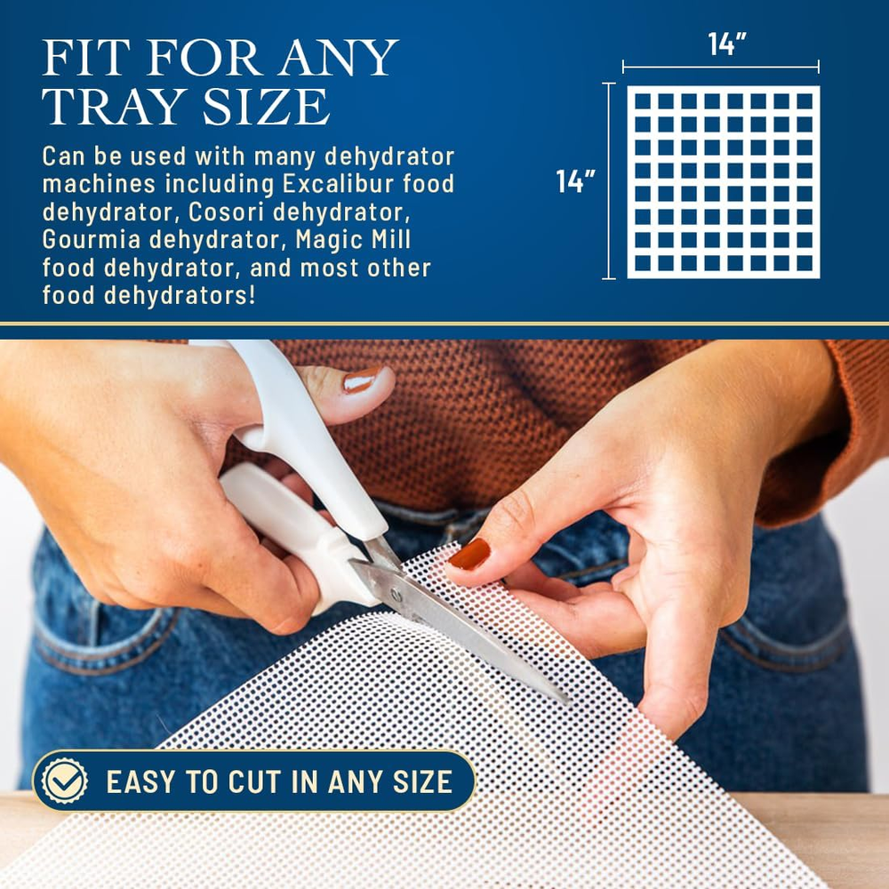 Silicone Dehydrator Sheets (12 Pack) Dehydrator Accessories