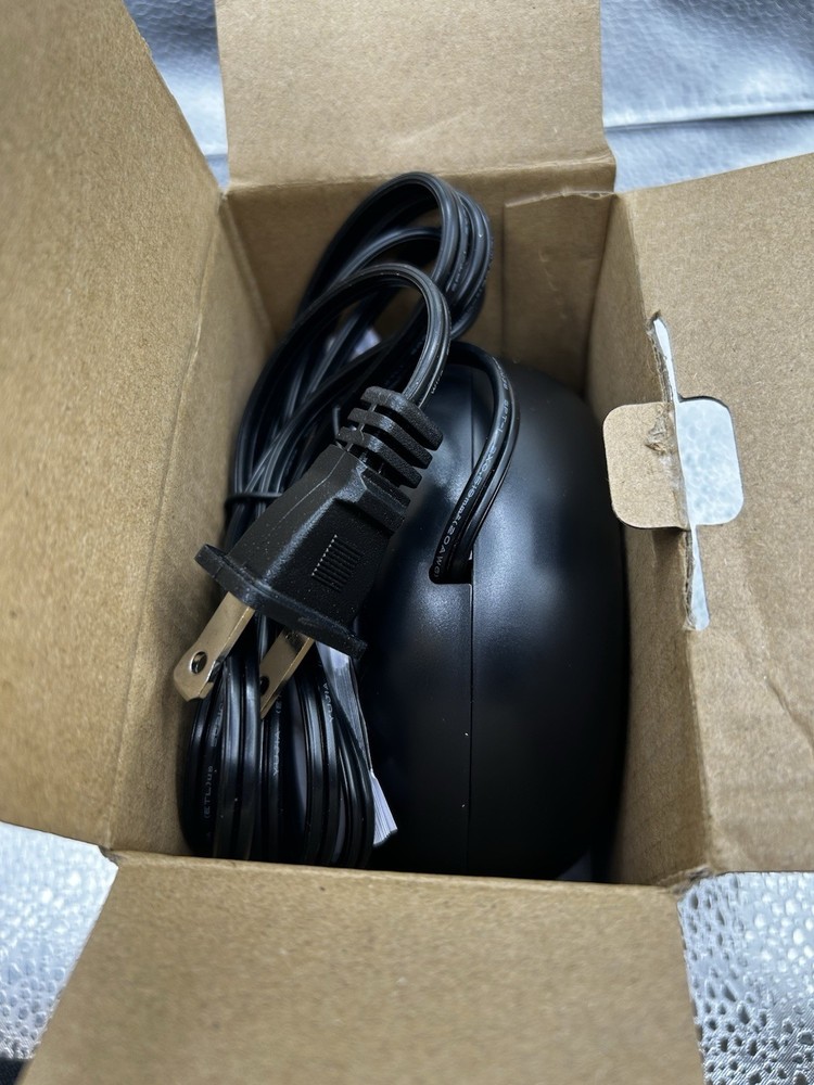 Amazon Basics Small Digital Alarm Clock With LED Display Nightlight Black