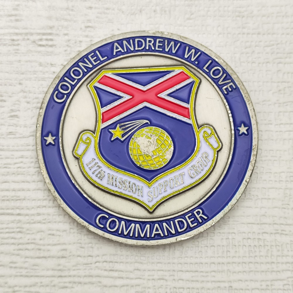 USAF 117th Mission Support Group Challenge Coin