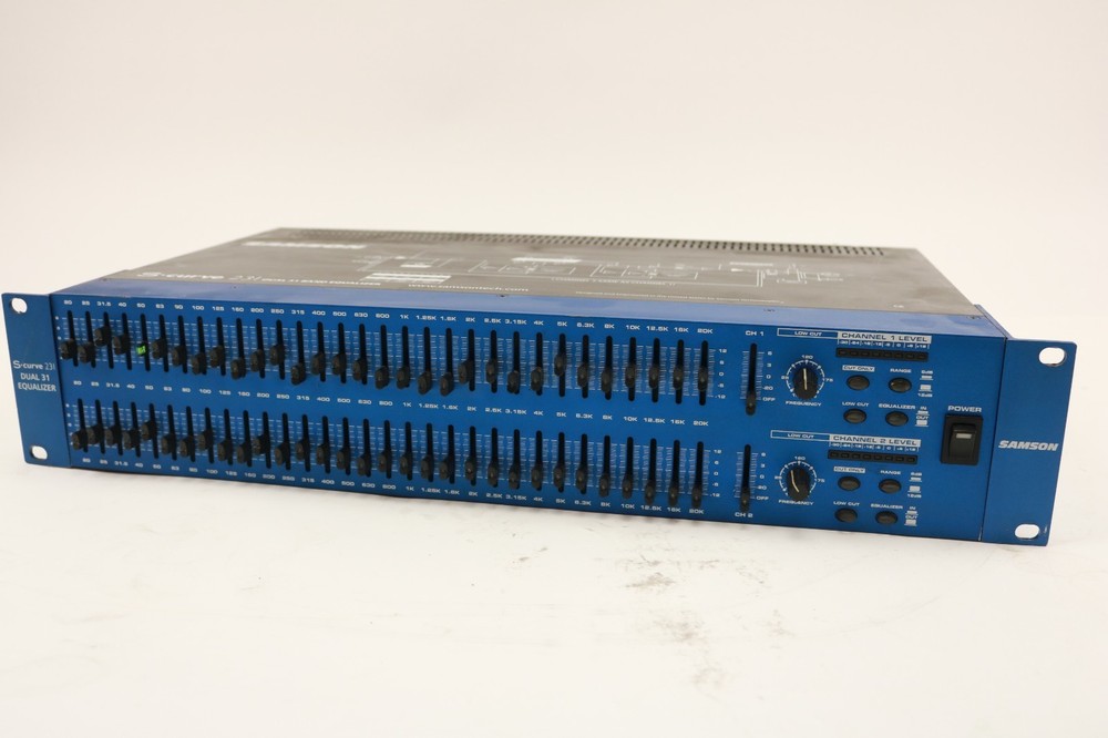 SAMSON S Curve 231 Graphic Equalizer Dual 31 Band AS IS