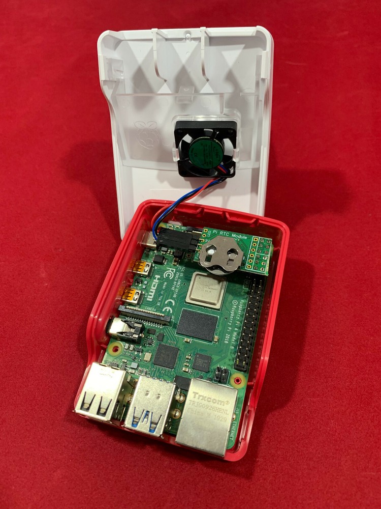 Pi 4 Raspberry Pi RTC Real Time Clock+Temp SensorFan and Heatsink compatable