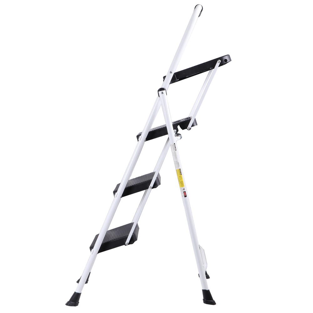 Step Ladder Folding Heavy Duty 330 Lbs Load 3 Step Ladder Folding Step W/ Tray