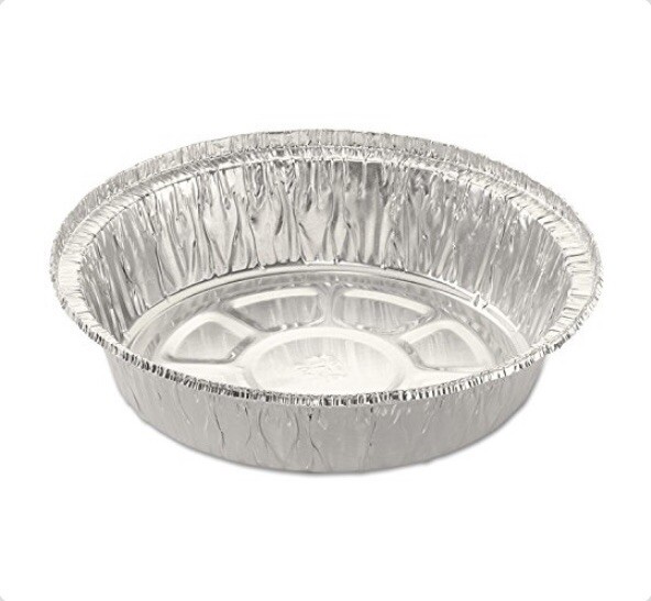 HFA 500 Count Aluminium Container , Round