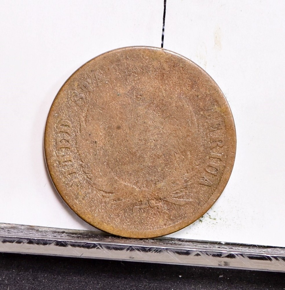 1865 Two Cent Piece - AG (#57183-L)