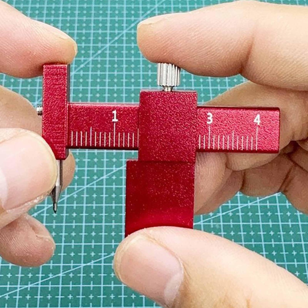 Auxiliary Ruler Woodworking Scriber Isometric Parallel Scribe