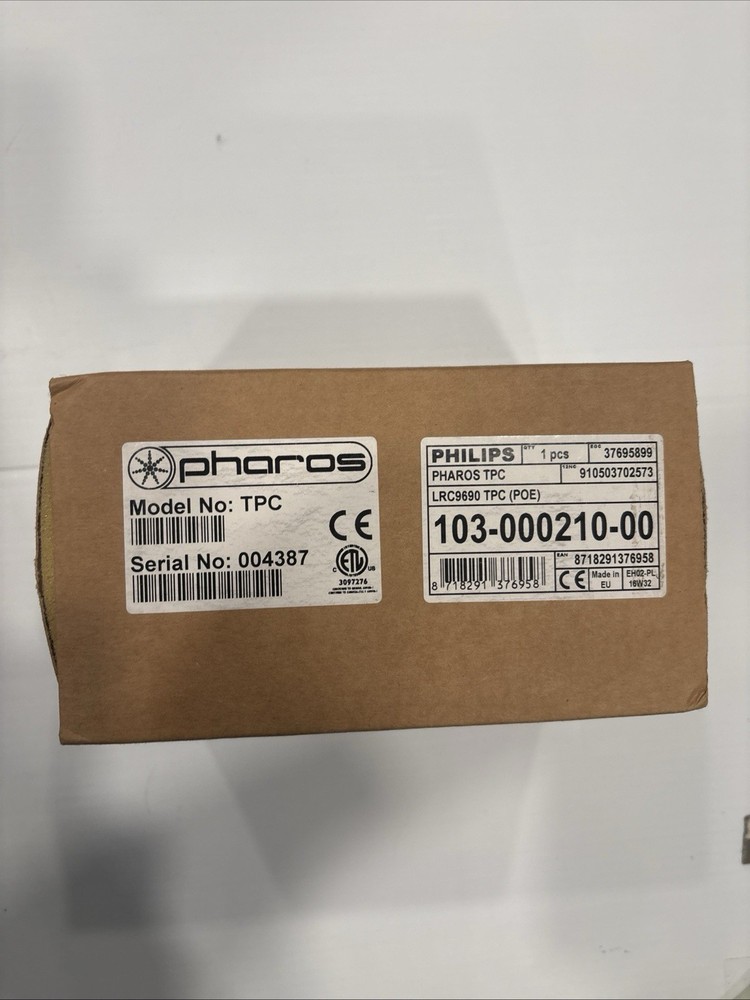 The Pharos TPC (Touch Panel Controller) Lighting Control