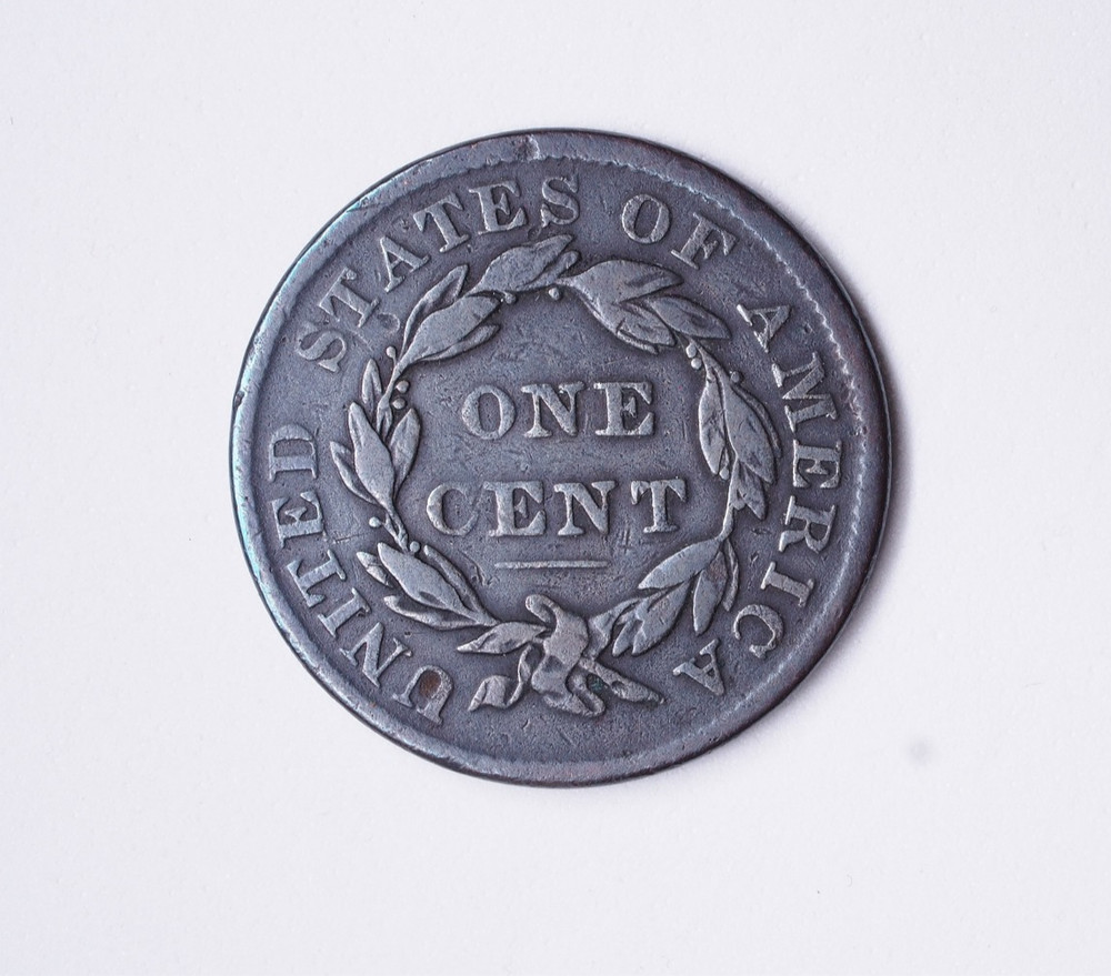 1835 Coronet Large Cent 1c cc2