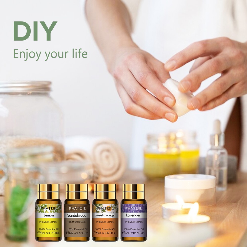 15PCS Essential Oils Gift Set 5ML- Premium Quality Essential Oils for Diffusers