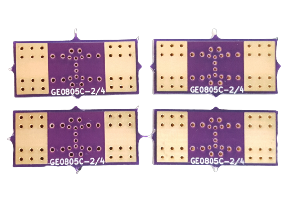 4pcs Development Evaluation PCB Mini-Circuits LFCG HFCG Filters GE0805-2/4 Pkg.