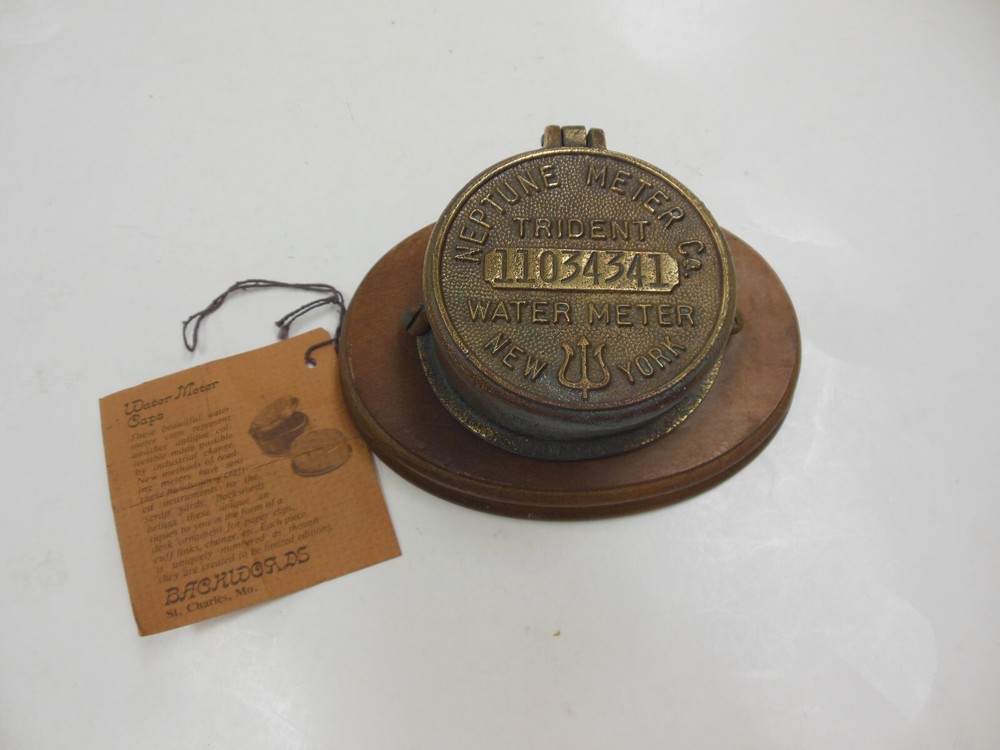 Neptune Meter Co. Water Meter Cap Desk Ornament