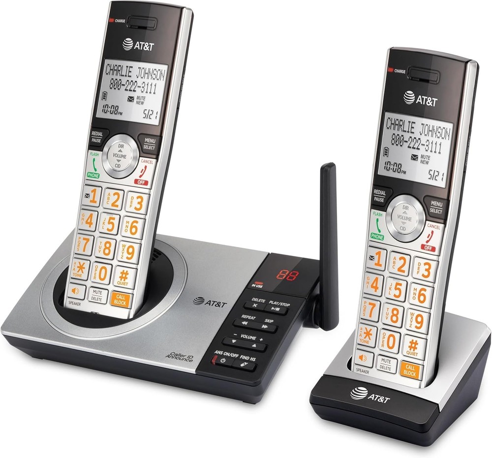 Long Range Cordless Phone with Digital Answering Machine