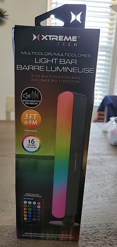 Xtreme Tech 16 Multi Color Light Bar Sound Reactive LED Light Effects X1